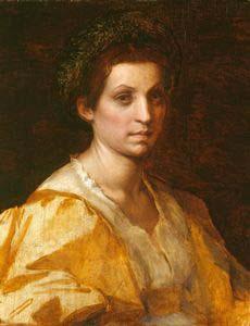 Andrea del Sarto Portrait of a woman in yellow